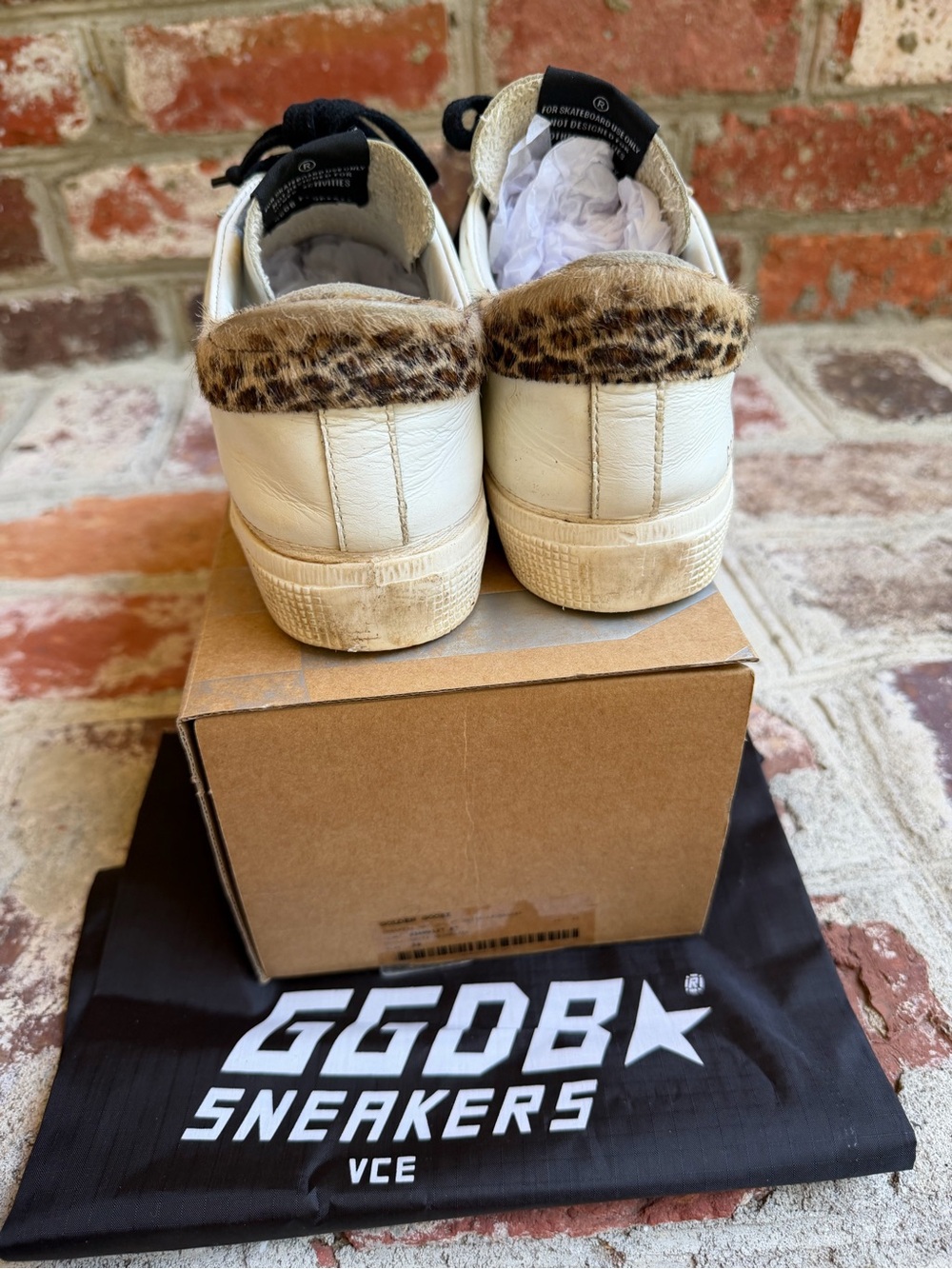 Golden Goose Zebra Animal Print May Sneakers 39 - Picture 5 of 10